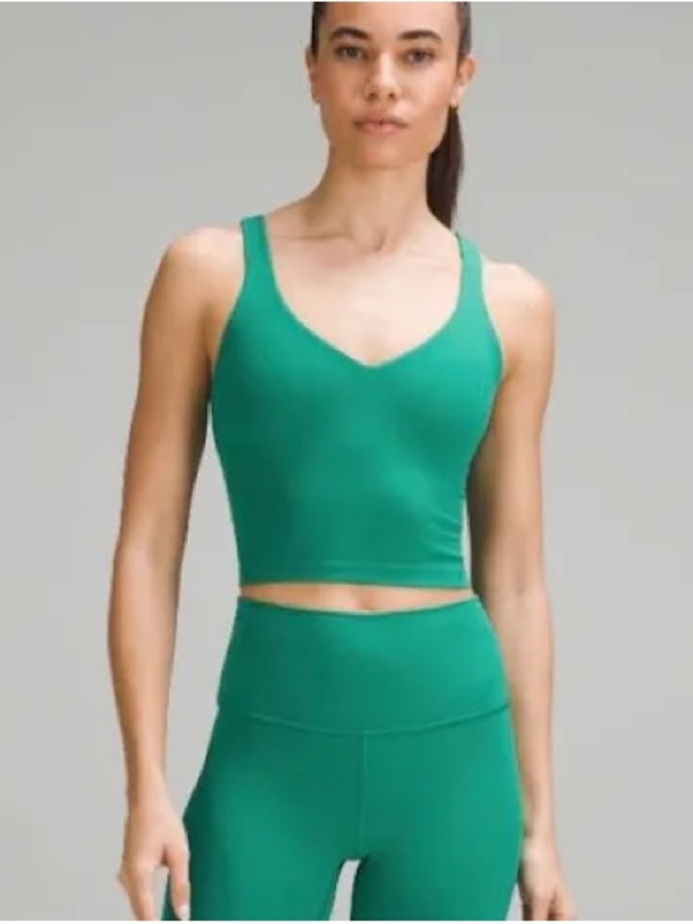 Lululemon SET!!! Rare! Green legging and tank